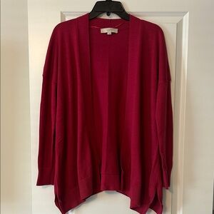 LOFT Women's Mauve Cardigan